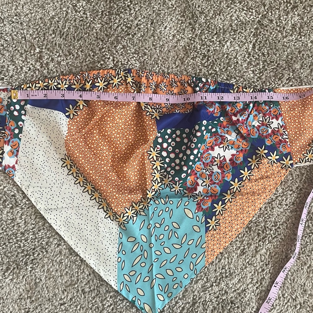 NEW- Handkerchief Top Multi Colored floral, boho designs Size S and M available - Picture 10 of 16